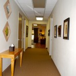 internal medicine clinic hallway in Raleigh