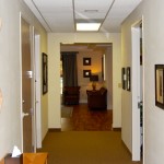 Raleigh primary care physician office hallway